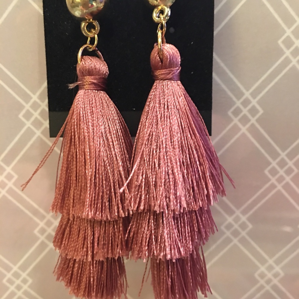 3 Tier Tassel earrings